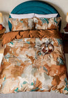 Bedeck Harlequin Foresta Patterned Duvet Cover Set, Orange