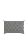 Bedeck Imara Print Standard Pillowcase Pair, Navy