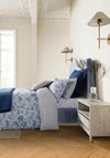 Bedeck Lorelei Floral Print Duvet Set, Blue