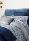 Bedeck Lorelei Floral Print Duvet Set, Blue