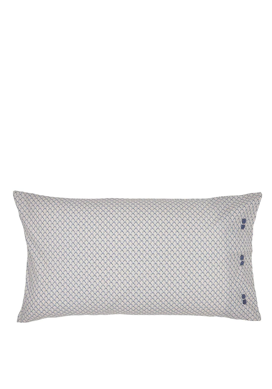 Bedeck Lorelai Standard Pillowcase Pair, Blue