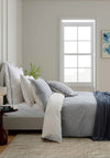 Bedeck Mallory Check Print Duvet Cover Set, Navy