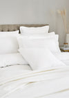 Bedeck Vendi Silver Infused Oxford Pillowcase, White