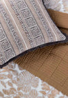 Bedeck Zenda Floral Print Duvet Set, Grey and Tan