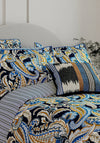 Bedeck Kotana Paisley Printed Duvet Cover Set, Navy