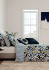Bedeck Kotana Paisley Printed Duvet Cover Set, Navy