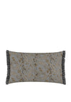 Bedeck Oscar Paisley Print Cushion 70x40cm, Charcoal & Tan