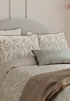 Bedeck Umma Paisley Printed Duvet Cover Set, Grey/Gold