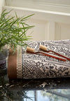 Bedeck Umma Hand Towel, Charcoal & Linen