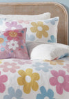 Bedlam Retro Flower Cosy Fleece Bedding, Multi-Coloured
