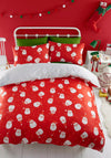 Bedlam Santa Please Stop Here Duvet Cover Set, Grey