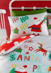 Bedlam Santa Please Stop Here Duvet Cover Set, Grey