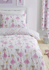 Bedlam Ballet Dancer Reversible Single Duvet Cover Set, Pink Multi