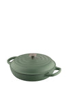 Belleek Living Cast Iron Shallow Covered Casserole