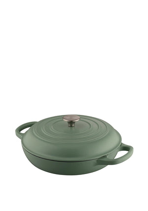 Belleek Living Cast Iron Shallow Covered Casserole
