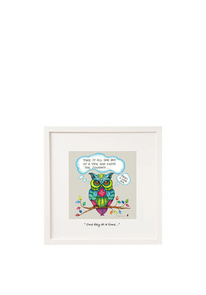 Belinda Northcote “One Day at a Time” Framed Art, 9x9in