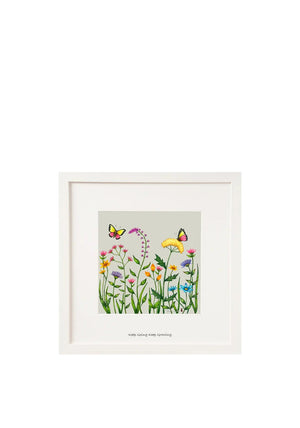 Belinda Northcote ‘Keep Going Keep Growing’ Framed Art, 9x9”