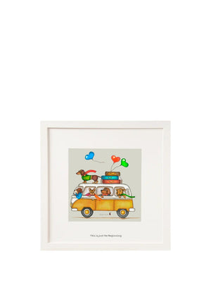 Belinda Northcote ‘This is Just the Beginning’ Framed Art, 6x6”