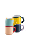 Belleek Living Set of 4 Bubble Mugs, Multi Coloured