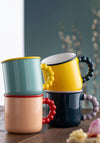 Belleek Living Set of 4 Bubble Mugs, Multi Coloured