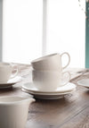 Belleek Living Erne Set of 4 Teacup & Saucers