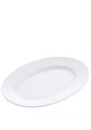 Belleek Living Erne Large Oval Platter, White