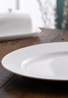 Belleek Living Erne Large Oval Platter, White