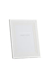 Belleek Living 5x7” Mirror Trim Photo Frame, Cream