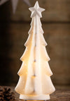 Belleek Living Christmas Tree Luminaire, Cream