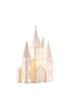 Belleek Living Porcelain Fairytale Castle Luminaire, Cream