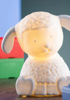 Belleek Living Porcelain Lamb Luminaire, Cream