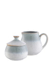 Belleek Living Tivoli Cream and Covered Sugar Pot Set, Blue