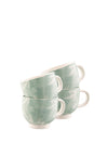 Belleek Living Winter Spruce 4 Piece Mug Set, Green