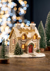 Aynsley LED Christmas Cottage Ornament