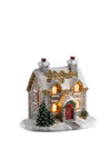 Aynsley LED Christmas Cottage Ornament