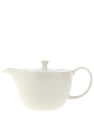 Belleek Living Erne Porcelain Teapot, White