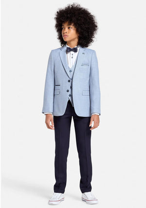 Benetti Boys Harold 3 Piece Suit, Blue