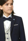Benetti Boys Paris Three Piece Suit, Navy