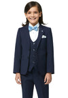 Benetti Boys Peter Three Piece Suit, Ink