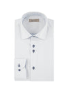 Benetti Boys Leo Long Sleeve Shirt, White