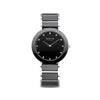 Bering Swarovski Crystal Link Bracelet Watch, Black Multi