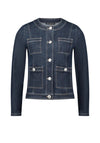 Betty Barclay Denim Jacket, Dark Blue