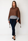 Betty Barclay One Size Relaxed Fit Poncho, Brown