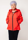 Betty Barclay Outdoor Hooded Jacket, Red