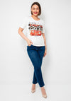 Betty Barclay Embellished Graphic T Shirt, White