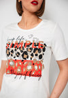 Betty Barclay Embellished Graphic T Shirt, White