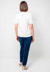 Betty Barclay Embellished Graphic T Shirt, White