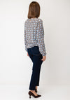 Betty Barclay Geometric Print Blouse, Blue Multi