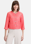 Betty Barclay Boucle Short Jacket, Coral