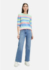 Betty Barclay Striped Knit Jumper, Multi-Coloured